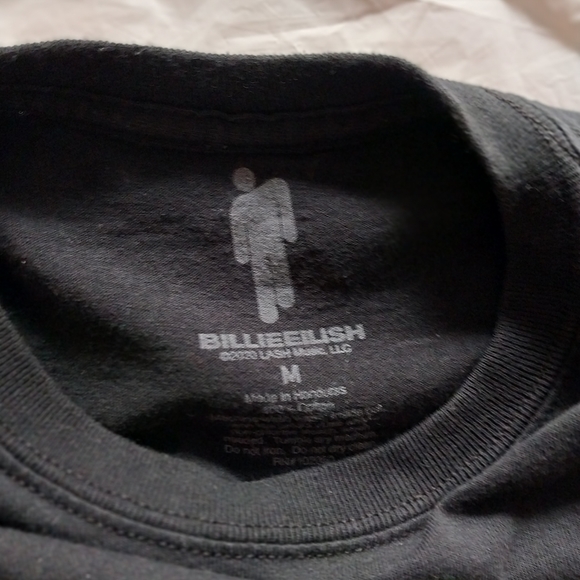 Billie Elish SS T-shirt Size Medium green/black - Picture 3 of 3